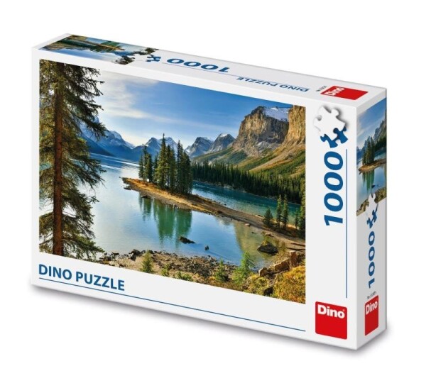 Puzzle Jezero Maligne 1000 dílků - Dino