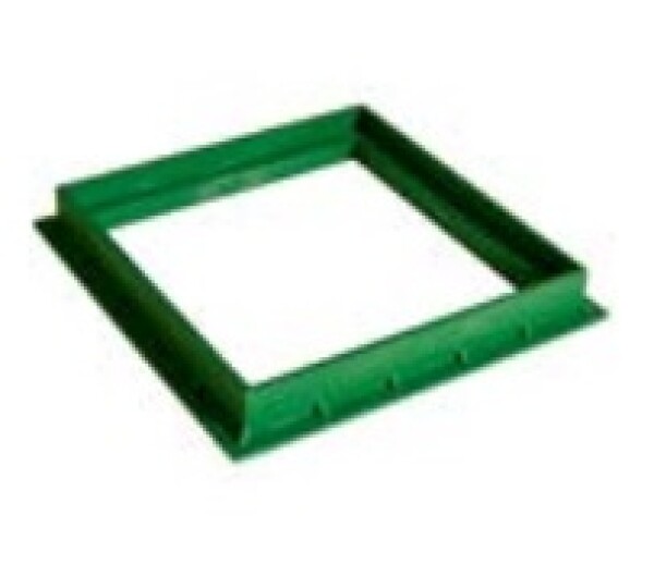 MIDAS Rám PP pro rošt nebo poklop DN 400 x 400 mm, ZELENÝ , zatížení 0,5 t