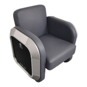 E-Blue EEC346-11 Herní sofa šedá / PU kůže / nosnost až 200 kg (MGEBH46SA000)