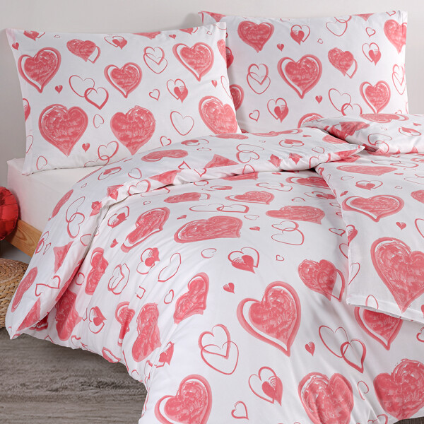 Bavlněné povlečení Pink Love