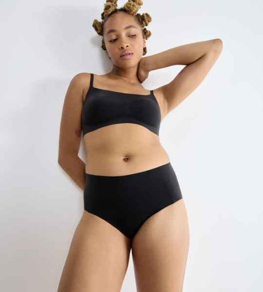 Dámské kalhotky ZERO Feel 2.0 High waist - BLACK - černé 0004 - SLOGGI BLACK XL