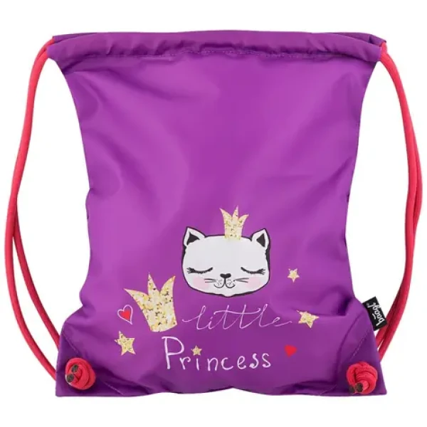 Presco Group Sáček na obuv Kočky – LITTLE PRINCESS / 34x42 cm (A-5342)