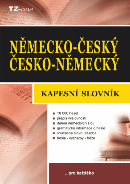 Německo-český / česko-německý kapesní slovník - kolektiv autorů TZ-one