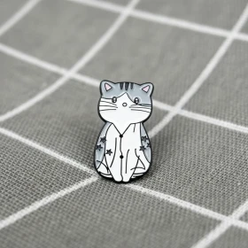 Pinarna.cz Šedobílá kočička s hvězdami