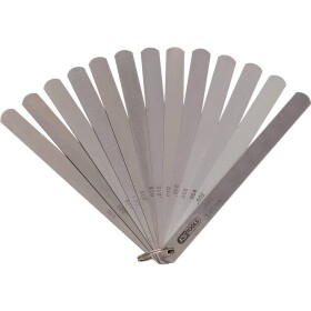 KS Tools 300.0615 Pístová bezpíst, 13 listů, 0,05 - 1 mm, 150 mm dlouhá