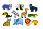 Crocodile Creek První puzzle - Džungle (20 dílků)