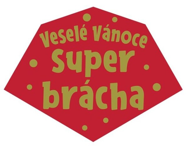 Svítící vánoční ozdoba - Sob: Super brácha - Albi