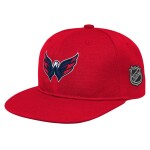 Outerstuff Dětská Kšiltovka Washington Capitals Logo Flatbrim Snapback