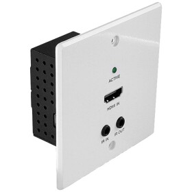 LINDY Cat.6 HDMI 4K60 & Type C HDBaseT UK Wall Plate KVM Extender HDMI™, USB-C®, USB 2.0 HDBaseT Extender (rozšíření) př