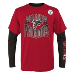 Outerstuff Dětské tričko Atlanta Falcons NFL Game Day 3-in-1 Combo Shirt (YOUTH)