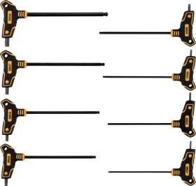 Vorel Sada klíčů imbus T 8 ks / 2,5-10 mm / CrV ocel / T rukojeť s kuličkou (TO-56629)