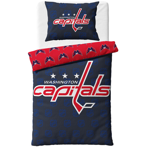 Hokejové povlečení NHL Washington Capitals Shields Velikost: 140x200 + 70x90 cm