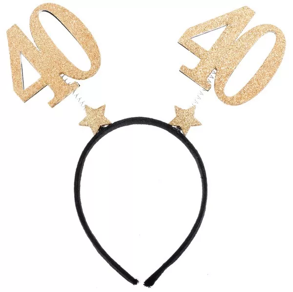 Mojeparty Čelenka - 40 - zlatá