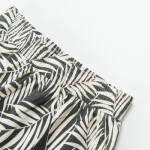Vzorované šortky s elastickým pasem- šedé - 146 MIX