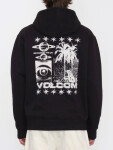 Volcom Watanite black pánská mikina přes hlavu