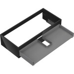 MEXEN - Box-A skříňka pro umyvadlo 100, 1 šuplík, černá lesk 91AX0-1000-235-1-70