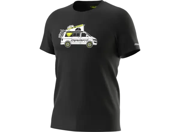 Dynafit Graphic Cotton pánské triko krátký rukáv Black Out/Dynavan vel. XL