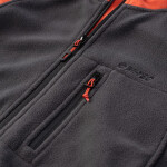 Pánská mikina Polar Monar M 92800621574 šedo-oranž - Hi-Tec XXL