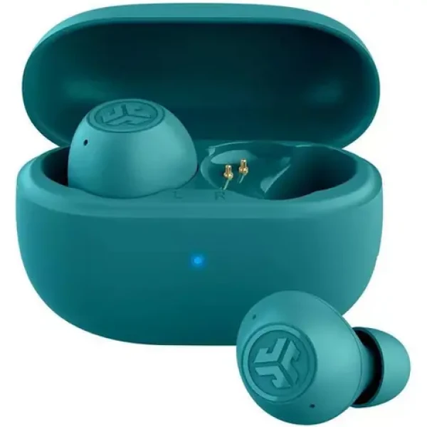 JLAB Go Pop TWS Earbuds modrá / bezdrátové sluchátka s mikrofonem / ANC / BT 5.3 (810119072375)