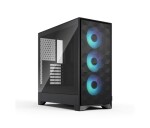 FRACTAL DESIGN skříň Pop 2 Air Black TG ARGB, 2x USB 3.0, 3x 120mm ARGB Fan, bez zdroje, ATX EDF_1208524