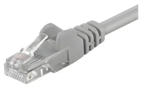 Goobay 68439 U/UTP Cat6 šedá / Patch kabel / 1 m / RJ-45 (68439)