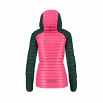 KARPOS W Alagna Down W Jacket, Fandango Pink/Jungle Green velikost: L