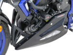 Yamaha MT-03 16-25 Klín pod motor - Matná černá-stříbrná mřížka