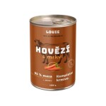 Louie konzerva Hovězí s mrkví Hmotnost: 400g