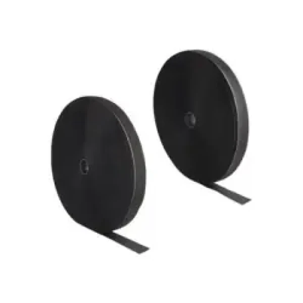Delock Vysoce spolehlivý pásek na suchý zip černá / 25 m x 25 mm (20853)