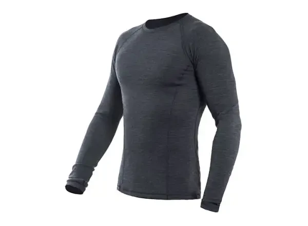 Sensor Merino Bold pánské triko dlouhý rukáv Anthracite Gray vel. XL