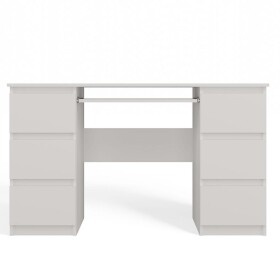 Psací stůl Kuba bílá/antracit