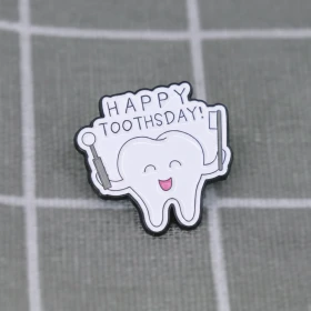 Pinarna.cz Zub s kartáčkem - Happy toothsday! / Šťastný den zubů!