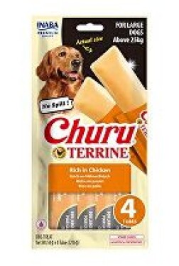 Churu Dog Terrine kuřecí plemena L 4x54g