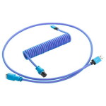 CableMod PRO Coiled Keyboard Cable USB-C - USB-A 1.5m Galaxy Blue / Kabel pro klávesnici (CM-PKCA-CLBALB-ILB150ILB-R)