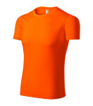 Pixel tričko unisex neon orange 2XL