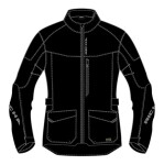 Moto bunda Richa Buster 2 WP prodloužená černá - M