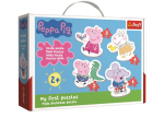 Trefl Puzzle Peppa Pig 4v1 (3,4,5,6 dílků) Baby - Trefl