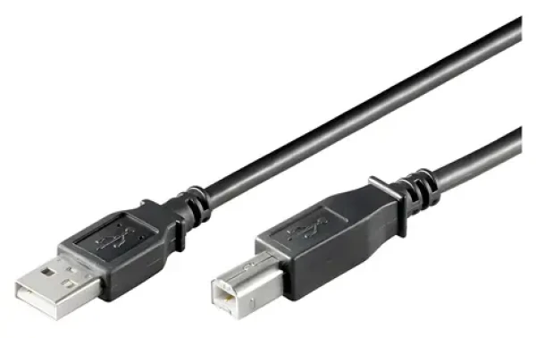 Goobay 93596 černá / Kabel USB 2.0 A-B / 1.8 m (93596)