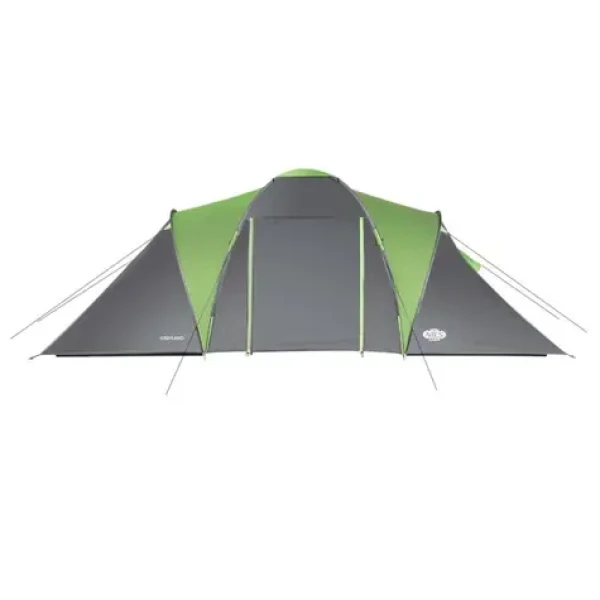 NILS Camp NC6031 Highland zelený / Rodinný stan / pro 6 osob / 180+210+180 x 210 x 200 cm / vodní sloupec: 4000mm (5907695505078)