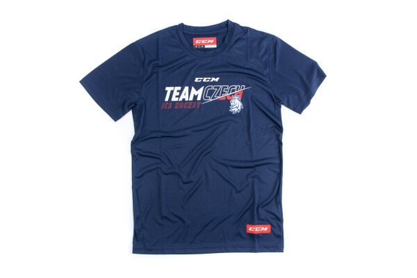 Pánské Tričko Czech Ice Hockey Team Locker Room CCM Tech Tee funkční Velikost: