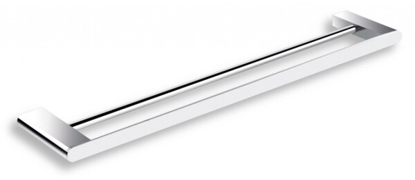 NOVASERVIS - Dvojitý držák ručníků 600 mm Titania Naty chrom 66625,0