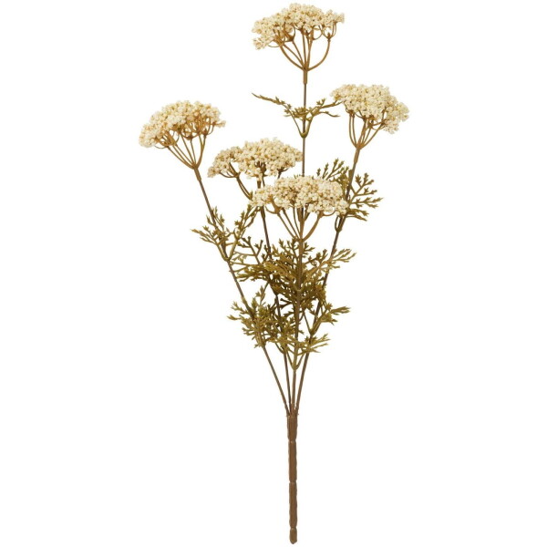 Ib Laursen Umělá květina White Umbel Flowers 40 cm, bílá barva, plast