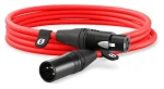 Rode XLR3M-R červený / Audio kabel XLR / 3 m (XLR3M-R)