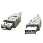 KABEL USB A-A prodlužovací 3.0m / 3.0 5Gb/s / černý High Quality (KU3PAA3BK)