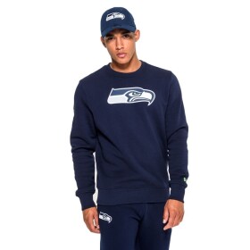 New Era Pánská mikina Seattle Seahawks NFL Logo Crewneck Sweatshirt Velikost: S