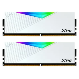 ADATA Lancer RGB 64GB (2x 32GB) bílá / Paměť RAM / DDR5 / 6400 MHz / CL32 / DIMM / XMP 3.0 (AX5U6400C3232G-DCLARWH)