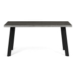 Jídelní stůl 160x90cm, mdf, šedý dub, HT-F4516 GREY