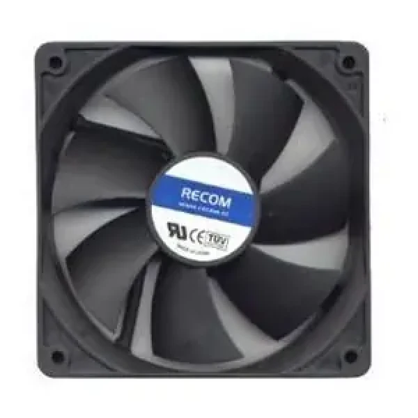 RECOM RC-8025B černá / Ventilátor / 80 mm / Blower (1340104)