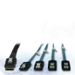 Inter-Tech Kabel SFF-8087 - 4x SATA / Interní kabel / křížený / 0,65 m (88885237)