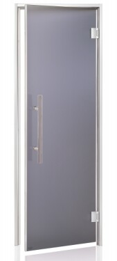 Dveře do parní sauny "A" Lux 7x20 Satin Grey 685x1995 mm CAS720SAGRLL